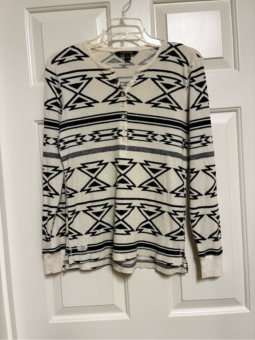 Lauren Ralph Lauren Long Sleeve Top Size Medium